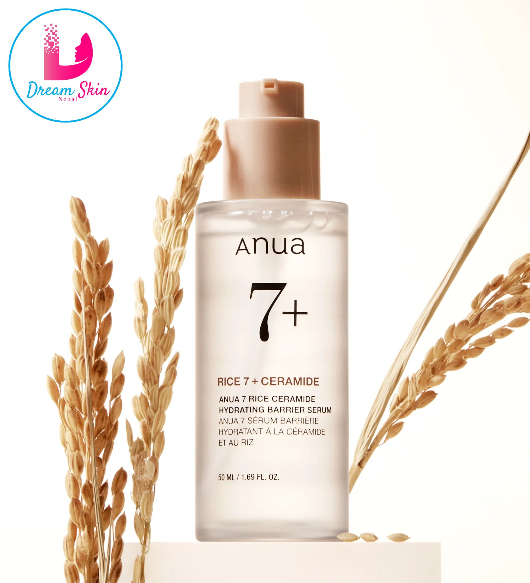 Anua 7 Rice Ceramide Hydrating Barrier Serum, 50ml